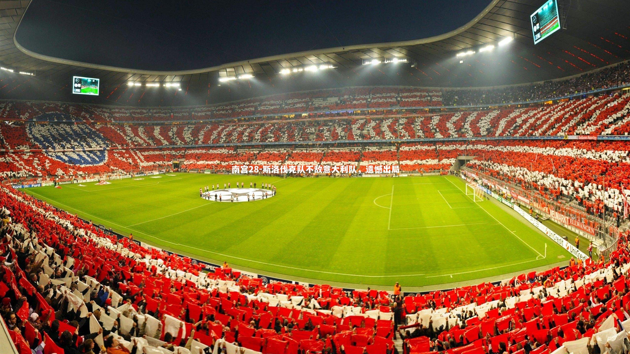 斯洛伐克队不敌意大利队,遗憾出局